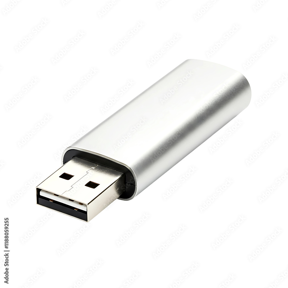 Sleek Silver USB Flash Drive On Transparent Background Compact Portable Storage
Sleek Silver USB Flash Drive On Transparent Background Compact Portable Storage