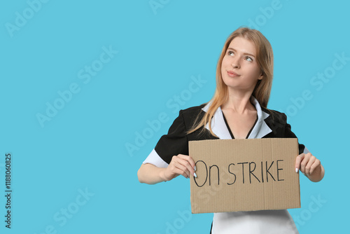 Protesting female chamberma...