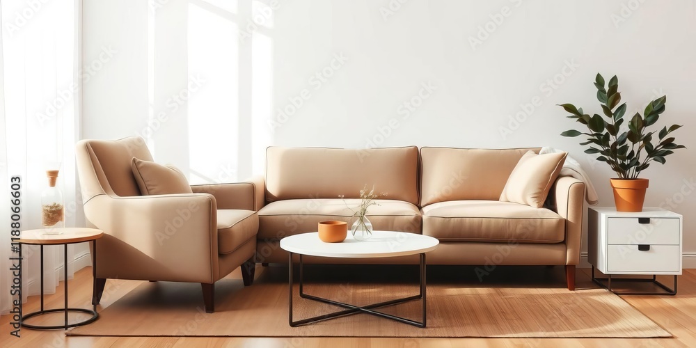 Minimalistic modern living room with neutral tones and elegant decor, light, minimalist, luxury Minimalistic modern living room with neutral tones and elegant decor, light, minimalist, luxury