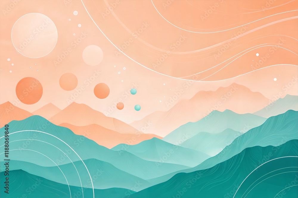 Obraz premium abstract background with waves