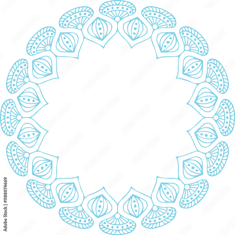 Beautiful flower art and mandala vector design Beautiful flower art and mandala vector design