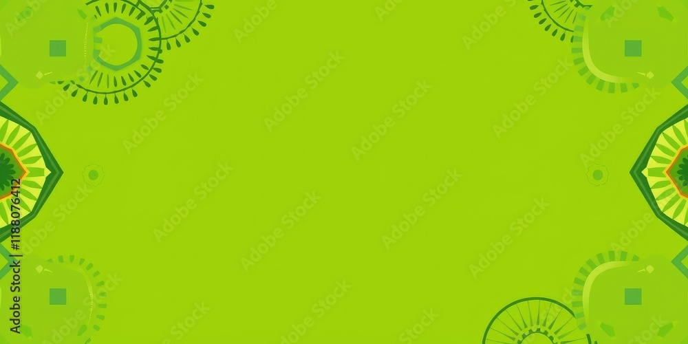 A bold and vibrant green background with geometric patterns and shapes, dynamic composition, abstract pattern A bold and vibrant green background with geometric patterns and shapes, dynamic composition, abstract pattern