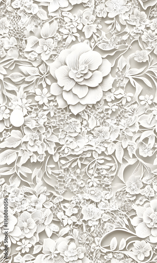 Creative Seamless Pattern 2D Doodle Floral Illustrations for wallpaper, card, tile. Creative Seamless Pattern 2D Doodle Floral Illustrations for wallpaper, card, tile.