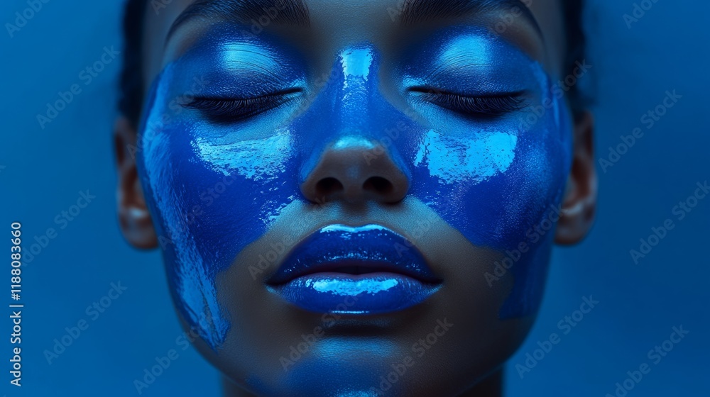 Blue skin care technology essence element Blue skin care technology essence element