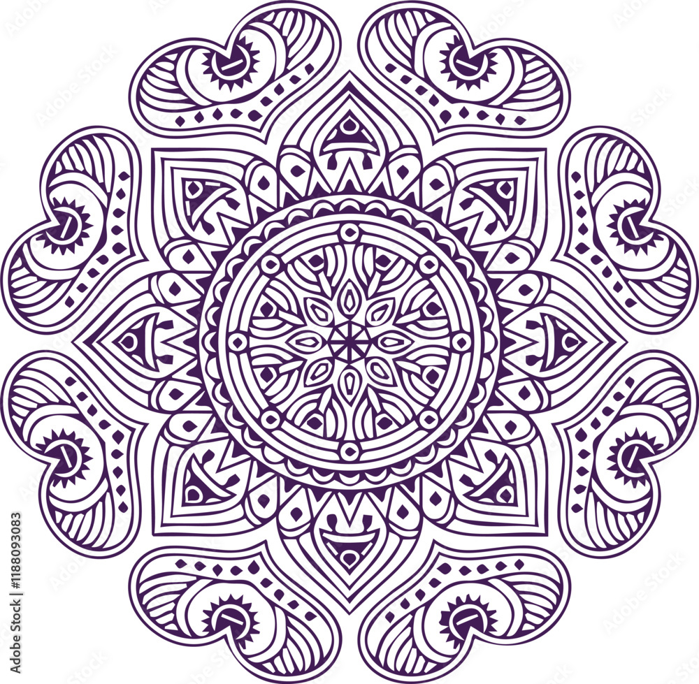 Beautiful flower art and mandala vector design
Beautiful flower art and mandala vector design