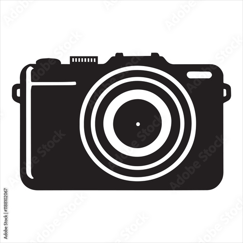 Photo Camera silhouette Design, Camera Vector illustration, Camera Icon clipart Graphic