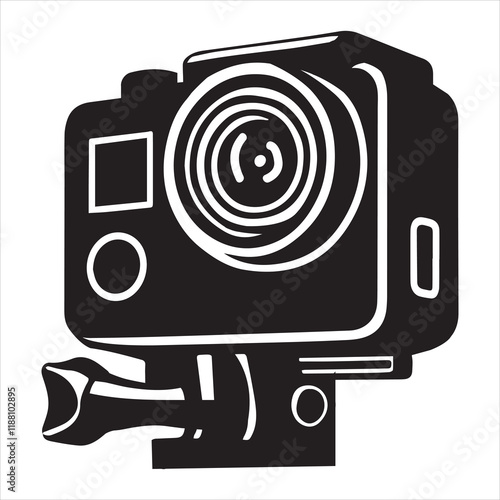 Photo Camera silhouette Design, Camera Vector illustration, Camera Icon clipart Graphic