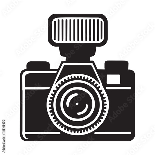 Photo Camera silhouette Design, Camera Vector illustration, Camera Icon clipart Graphic