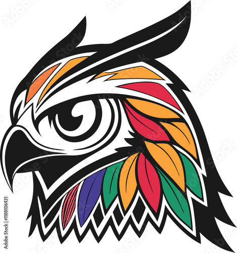 Wallpaper Mural Majestic Owl Head Torontodigital.ca