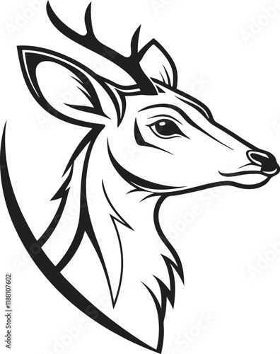 Majestic Deer Head photo