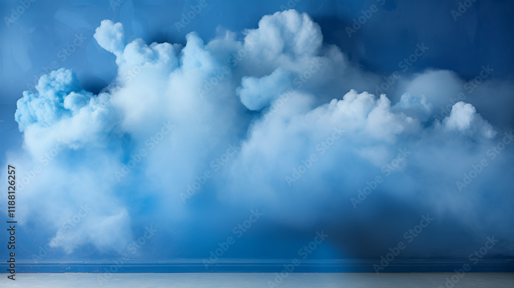 custom made wallpaper toronto digitalA large blue cloud with white clouds in the background