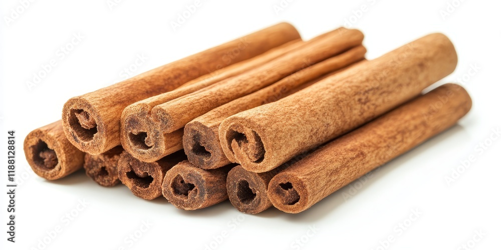 Cinnamon is beautifully displayed against a clean white background, highlighting the rich color and texture of cinnamon. This cinnamon composition emphasizes the aromatic qualities of cinnamon. Cinnamon is beautifully displayed against a clean white background, highlighting the rich color and texture of cinnamon. This cinnamon composition emphasizes the aromatic qualities of cinnamon.