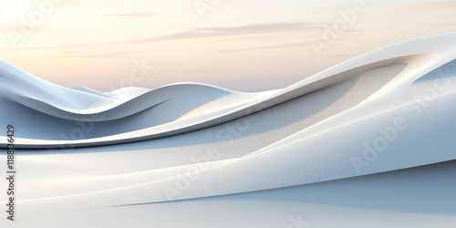 3D rendering abstract background