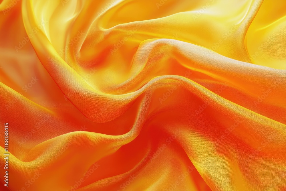 Obraz premium Natural orange and yellow background made of fabric material