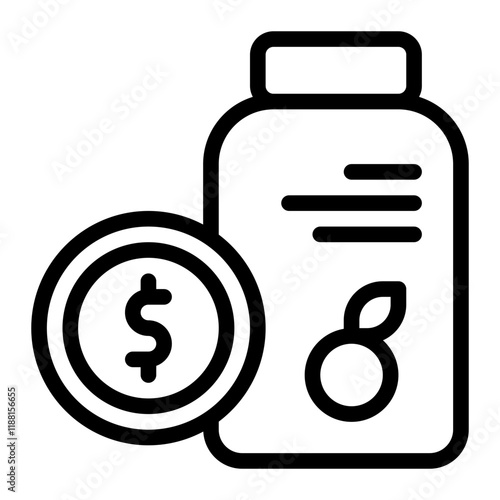 Buy Line Icon