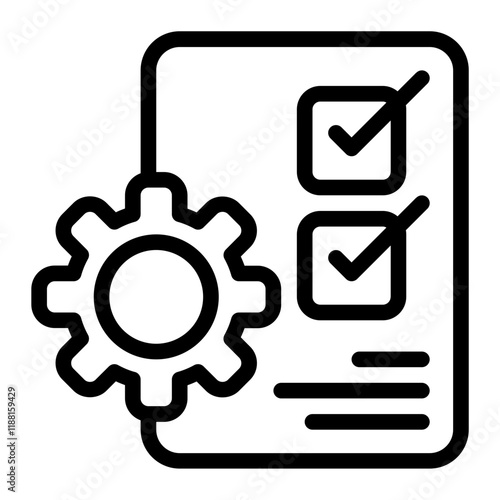 Configuration Line Icon