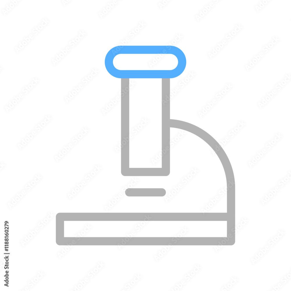 Microscope icon. Concept of science, research, and laboratory. Microscope icon. Concept of science, research, and laboratory.