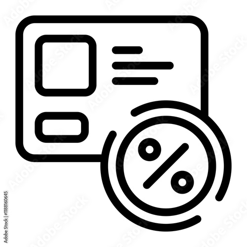 Credit Card Line Icon