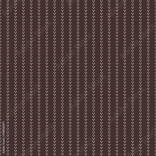 Old burgundy and linen colors seamless striped pattern with mini dots