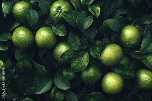 abstract background green lime tropical