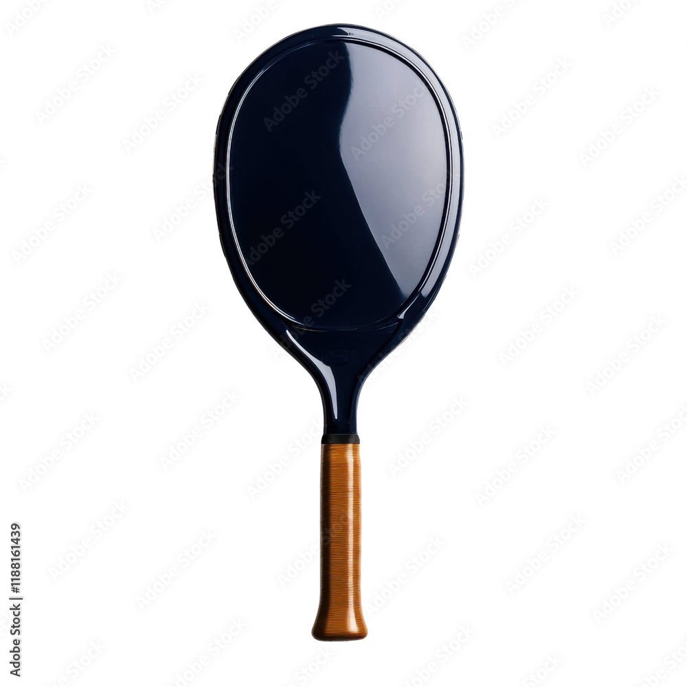 Sleek modern paddle with wooden handle, perfect for sports or leisure activities Sleek modern paddle with wooden handle, perfect for sports or leisure activities