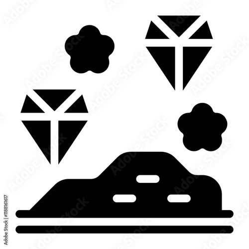 Diamond Solid Icon