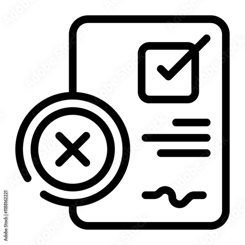Document Line Icon