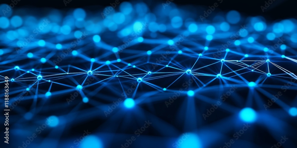 Blue mesh network icon represents connectivity and communication within the digital realm, highlighting how interconnected systems facilitate interaction in the online environment. Blue mesh network icon represents connectivity and communication within the digital realm, highlighting how interconnected systems facilitate interaction in the online environment.