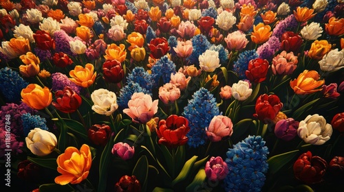Vibrant Blooms at Keukenhof Garden