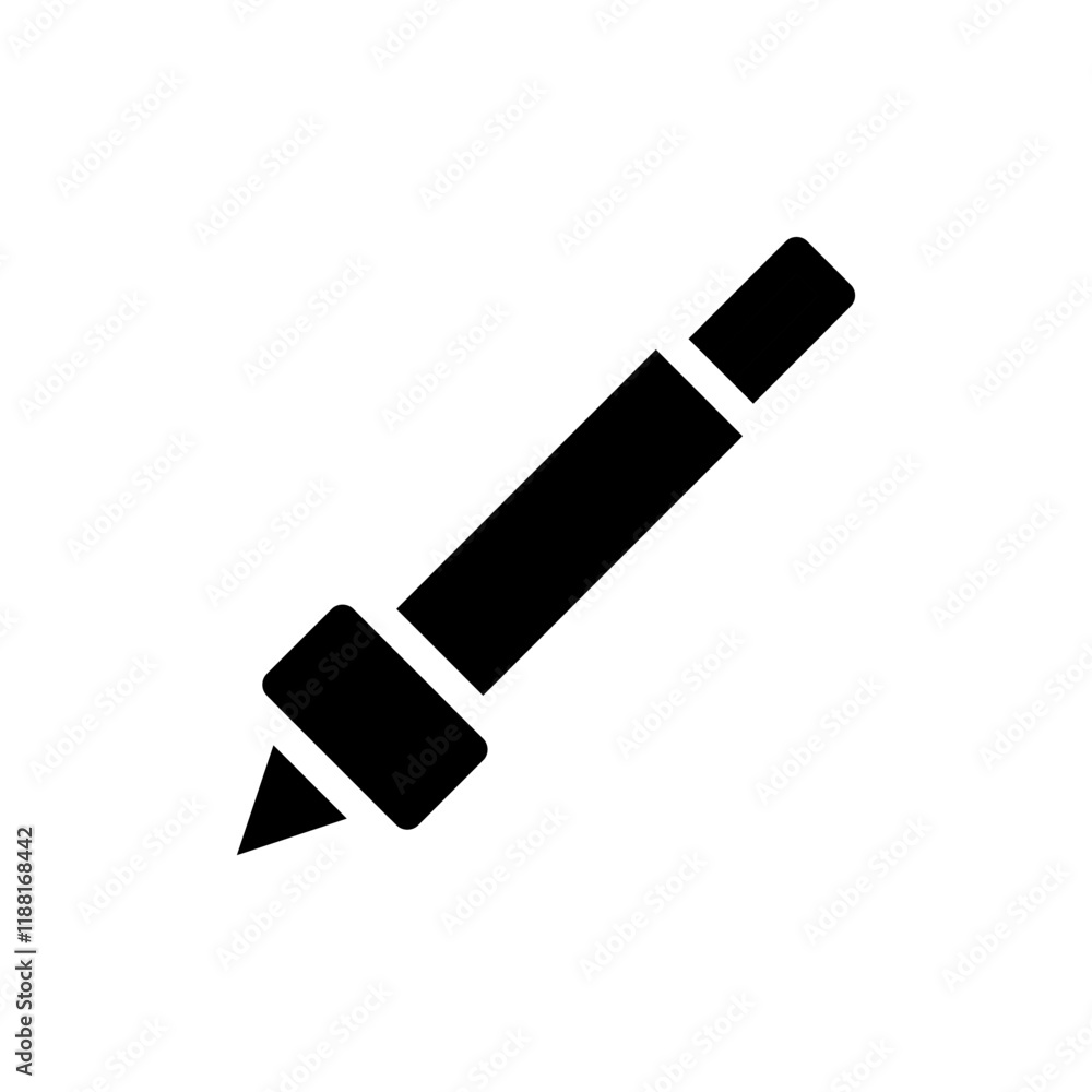 Pen icon vector. Concept of writing, drawing, and creativity. Pen icon vector. Concept of writing, drawing, and creativity.
