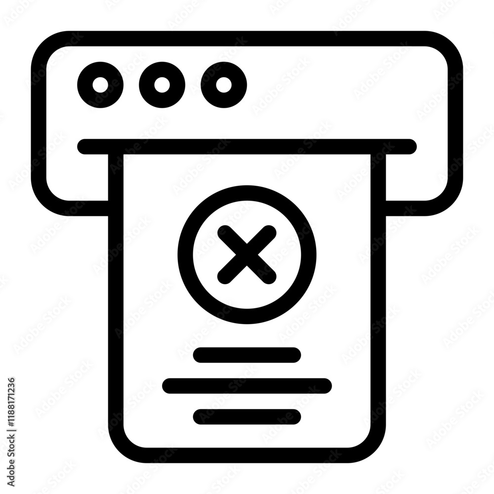 Machine Line Icon Machine Line Icon
