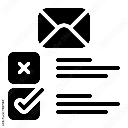 Mailings Solid Icon