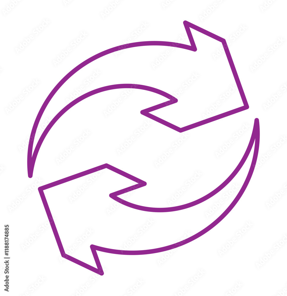 Print Refresh icon vector. Green recycle vector icon symbol. Repeat and reload icons set and arrow rotation circle. 1176 Print Refresh icon vector. Green recycle vector icon symbol. Repeat and reload icons set and arrow rotation circle. 1176