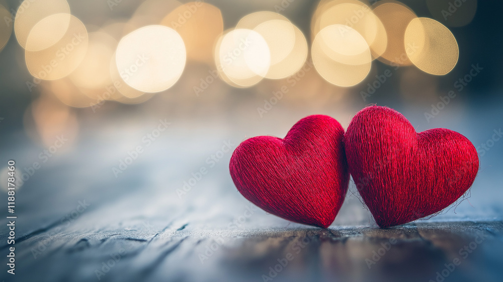 Valentines Day Background with Red Hearts and Romantic Love Theme Banner Valentines Day Background with Red Hearts and Romantic Love Theme Banner