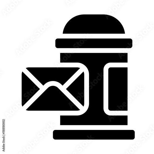 Post Box Solid Icon