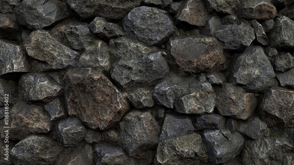 Dark Stone Wall Texture: A Rough, Rugged, and Rustic Rock Surface Dark Stone Wall Texture: A Rough, Rugged, and Rustic Rock Surface