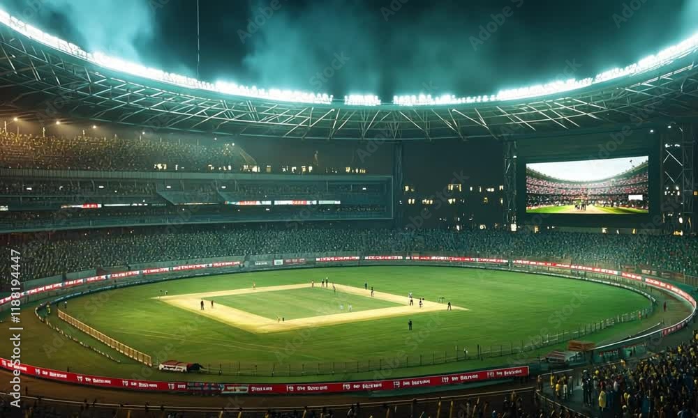 Empty Cricket Ground 4k Video Empty Cricket Ground 4k Video