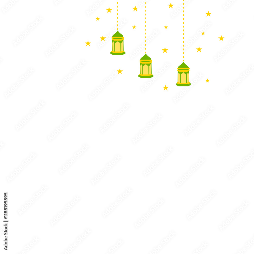 Fototapeta premium Islamic Hanging Lantern Decoration