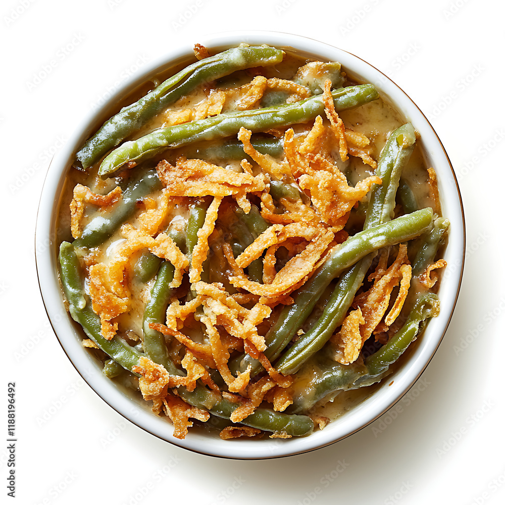 Creamy green bean casserole topped with crispy fried onions, perfect for holiday meals. This comforting dish combines tender green beans and savory sauce Creamy green bean casserole topped with crispy fried onions, perfect for holiday meals. This comforting dish combines tender green beans and savory sauce