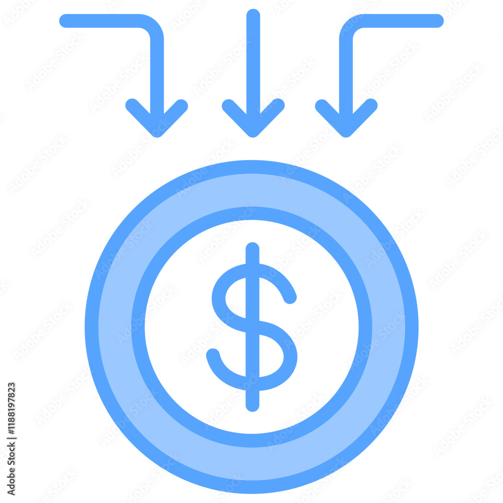 Obraz premium Cash Flow Icon