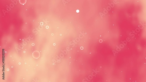 Pink and orange gradient background with translucent circles suitable for abstract designs, wallpapers, digital art creations, and social media posts.