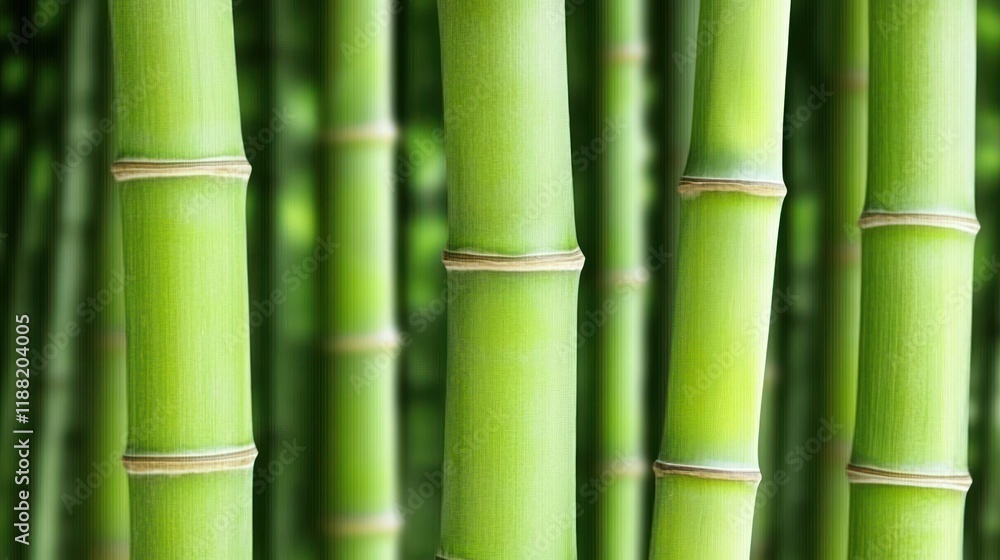 Fototapeta premium Serene Bamboo Forest: A Tranquil Escape into Nature's Embrace