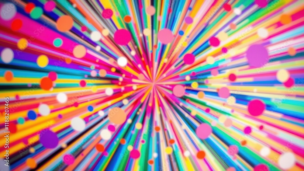 A vibrant explosion of color, radiating outwards from a central point, creating a captivating visual with a sense of dynamic energy and movement A vibrant explosion of color, radiating outwards from a central point, creating a captivating visual with a sense of dynamic energy and movement