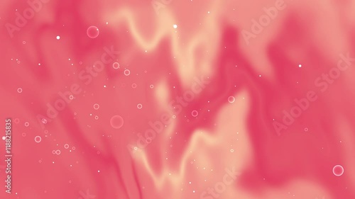 Pink blurry background with small floating circles, ideal for adding a soft and dreamy touch to designs, social media posts, or presentations.