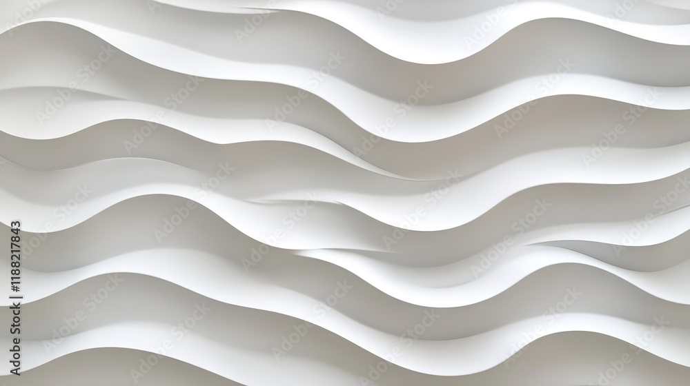 Obraz premium 3D Abstract Wave Pattern Background