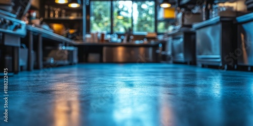 Wallpaper Mural Empty indoor swimming pool with reflective water Torontodigital.ca