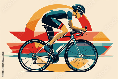 cyclist riding a bike