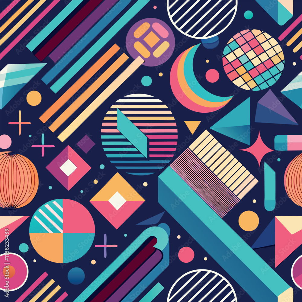 Obraz premium seamless background with pencils