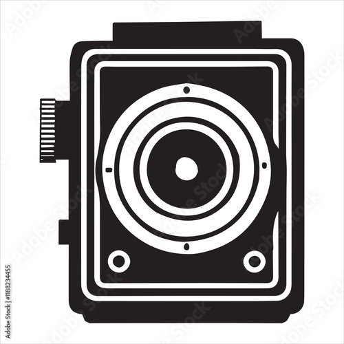 
Vintage Camera silhouette Design, Photo Camera Vector illustration, Camera Icon clipart Graphic
