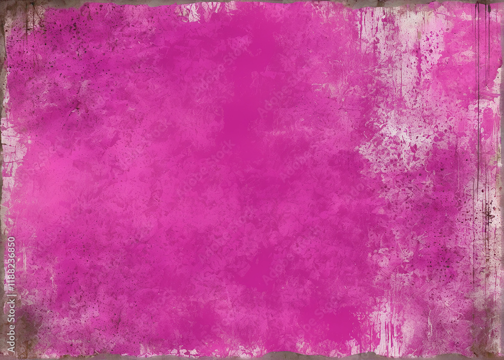 Fototapeta premium A vibrant and textured background featuring a rich magenta color with a slightly distressed edge, perfect for creative projects.